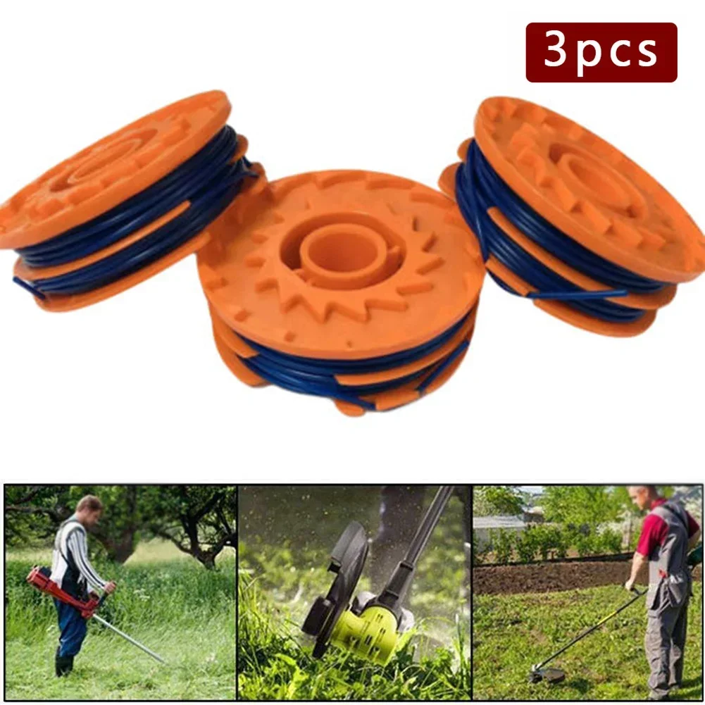 Edge Trimmer Replacement Spool Reduced Noise Solid 3pcs Easy To Install Exquisite For TTB820GGT 600w Brand New