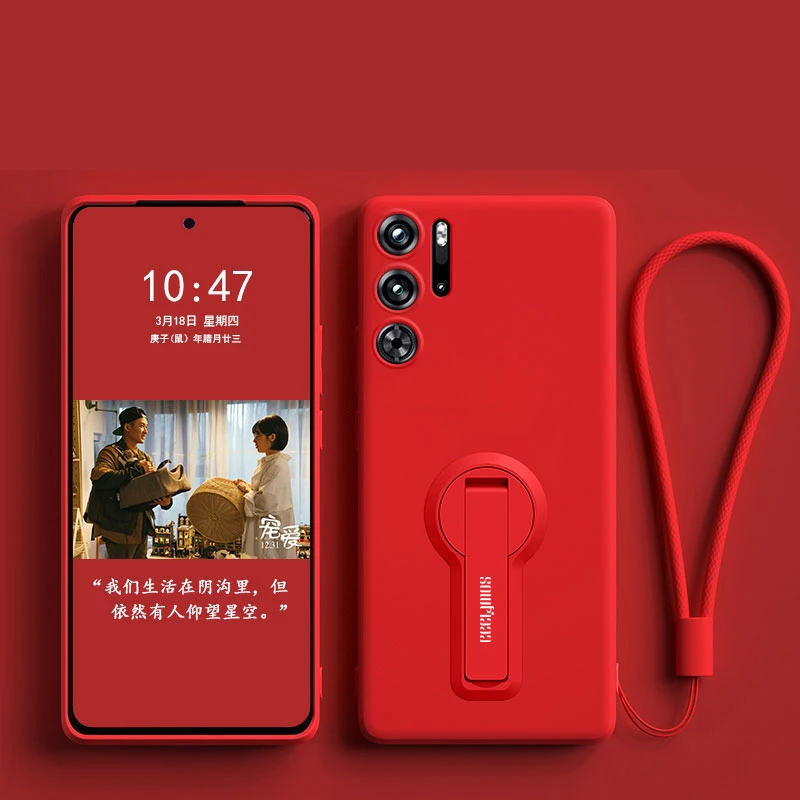 Чехол для телефона Nubia Red Magic 9 Pro, силиконовый чехол Magic9pro, противоударный мягкий чехол с держателем, ремешок, чехол