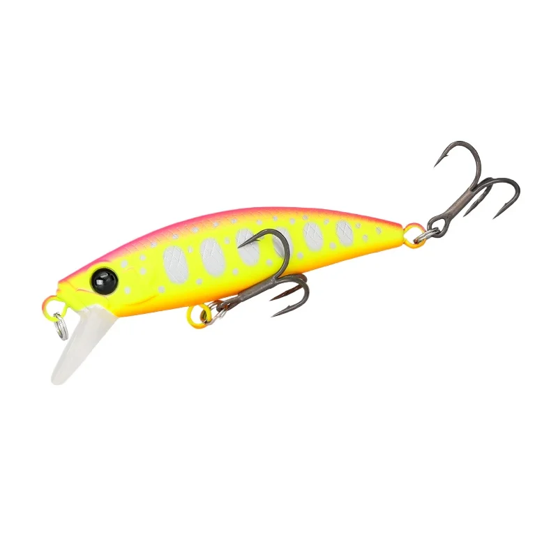 

TSURINOYA 4pcs 51mm 5.8g Sinking Minnow Intruder 51S Fishing Lure Light Game Fishing Lure Stream Hard Bait Perch Pike Trout