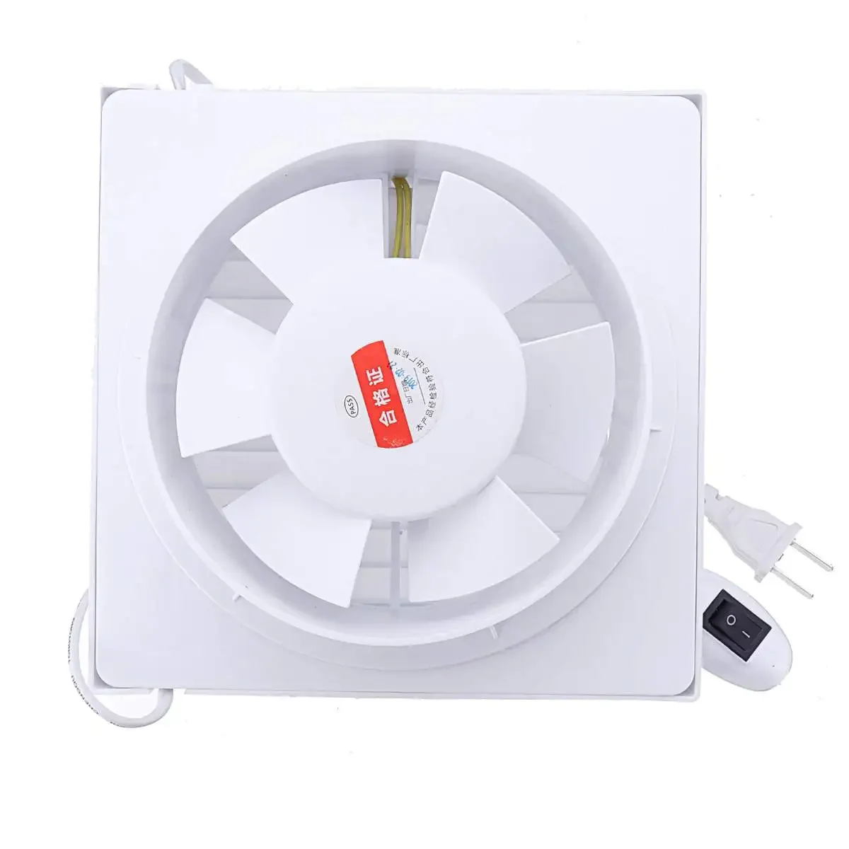 

220V 6 inch Waterproof mute powerful exhaust fan wall waterproof bathroom exhaust fan For Kitchen Toilet Window Ventilation Fans