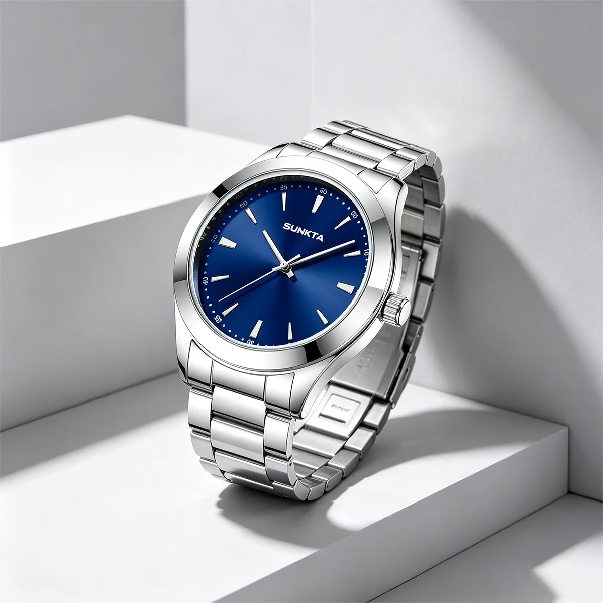 SUNKTA New Simple Men's Watches Fashion Business Men Sports Watches Quartz Waterproof Watches Gift For Men Montres Hommes+BOX