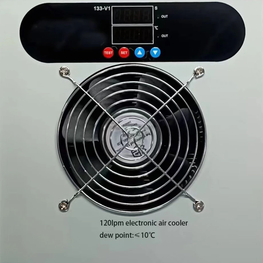 120lpm Mini Electronic Semiconductor Peltier air Dryer Refrigerant air Cooler for Hyperbaric Oxygen Chamber HBOT Ozone Generator
