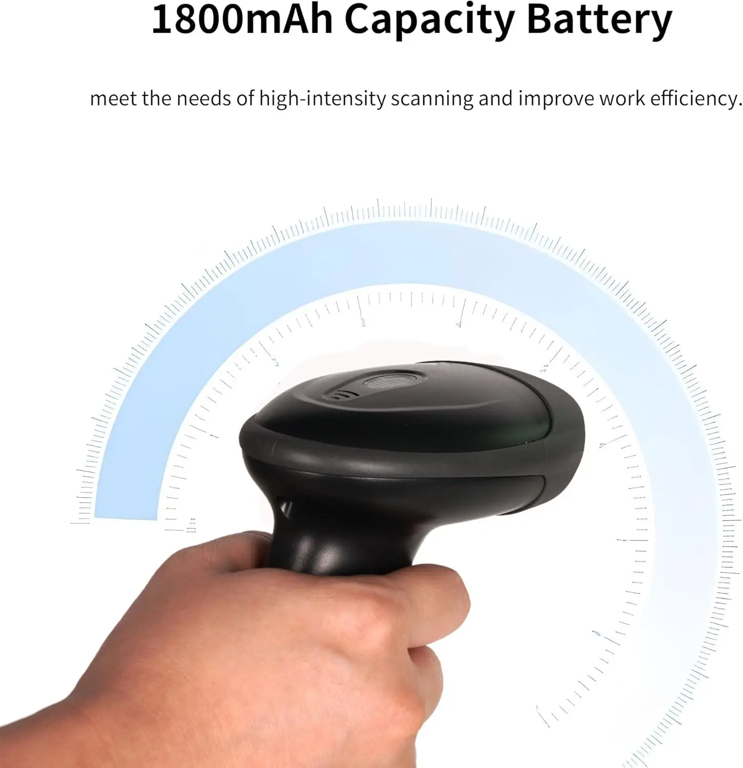 Barcode Scanner 2.4G Wireless / Bluetooth 1D 2D QR Bar Code Reader USB Wired for Warehouse Inventory POS System PC