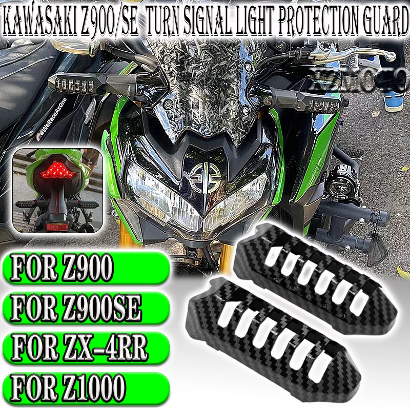 

For Kawasaki z900 z1000 z800 Z 900 SE Zx-4R ZX-4RR Ninja400 Motorcycle Accessories Turn signal Light Protector Protection Guard