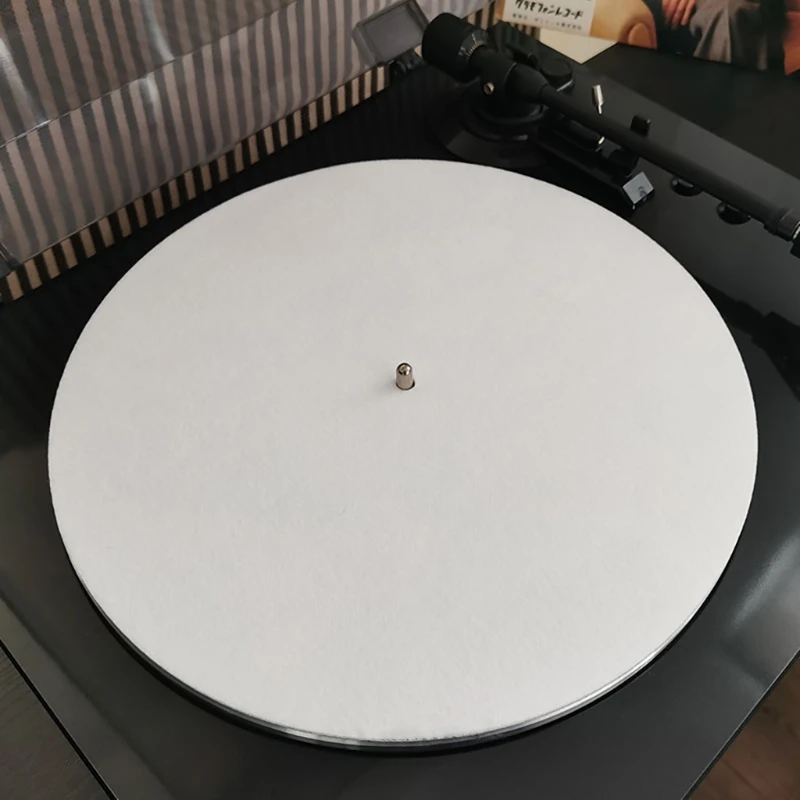 12'' Vinyl Record Players 295mm Felt Platter Anti-Vibration Durable Anti-Static Turntable Mat udiophile Dropship