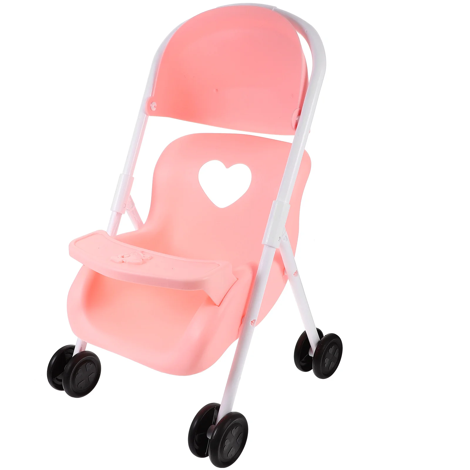 Childrens Toys Stroller Stuff for Dolls Cart Cute 42X26X25CM Movable Model Small Play Decorations Carriage Baby