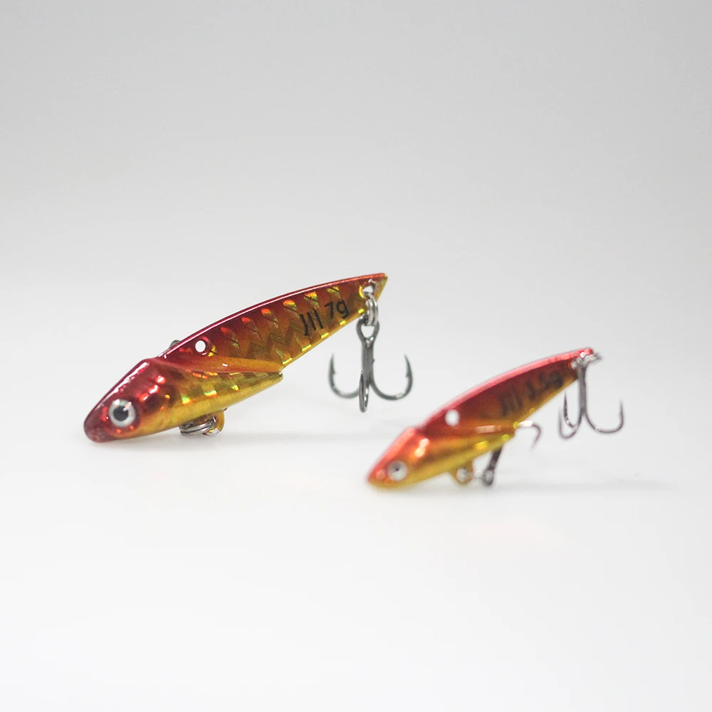 1Pc Metall Jig Sinking VIB 3,5g 7g Angeln Locken Vibration Löffel Harte Köder Crankbait Wobbler Swimbait zikade VIB Tackle – Detail 5