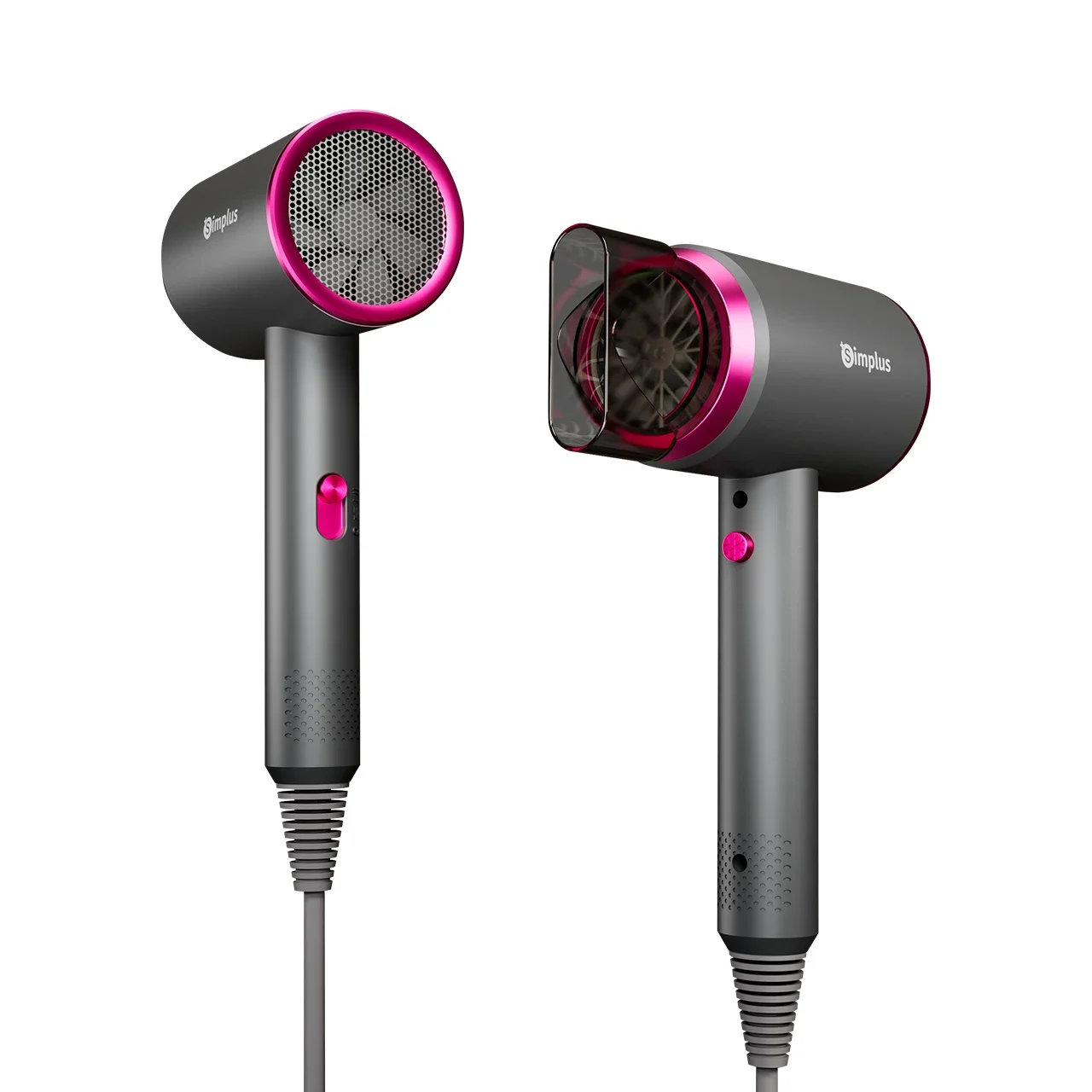 مجفف شعر كهربائي 1250 وات أيونات سالبة عالية السرعة، رعاية احترافية للشعر، ضوضاء منخفضة، حماية من الحرارة الزائدة، مريلة شعر 220-240 فولت