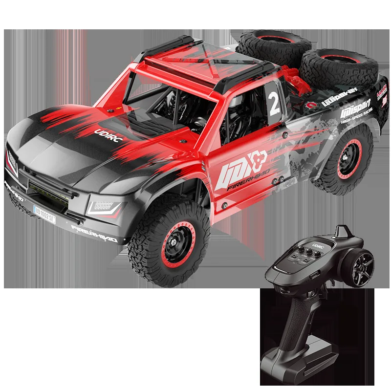 UD1002SE 80KM/H 1:10 2.4G Desert Off-Road RC Truck 120A Water-Proof  ESC Brushless Motor RC Car Model Buggy Without Battery