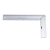 HOT SALE Square Ruler Set Kit 300Mm (12Inch) Adjustable Engineers Combination Try Square Right Angle Ruler Set With Level Bubble