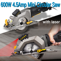 120V/230V 600W Electric Power Tool Electric Mini Circular Saw With Laser multi-function Saw For Cutting Wood,PVC Tube, Tile