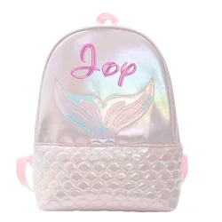 Embroidery Name Student School Unicorn Bag Leisure Travel Bag High School Girl Backpack Bag Color Matching Lightweight Backpack