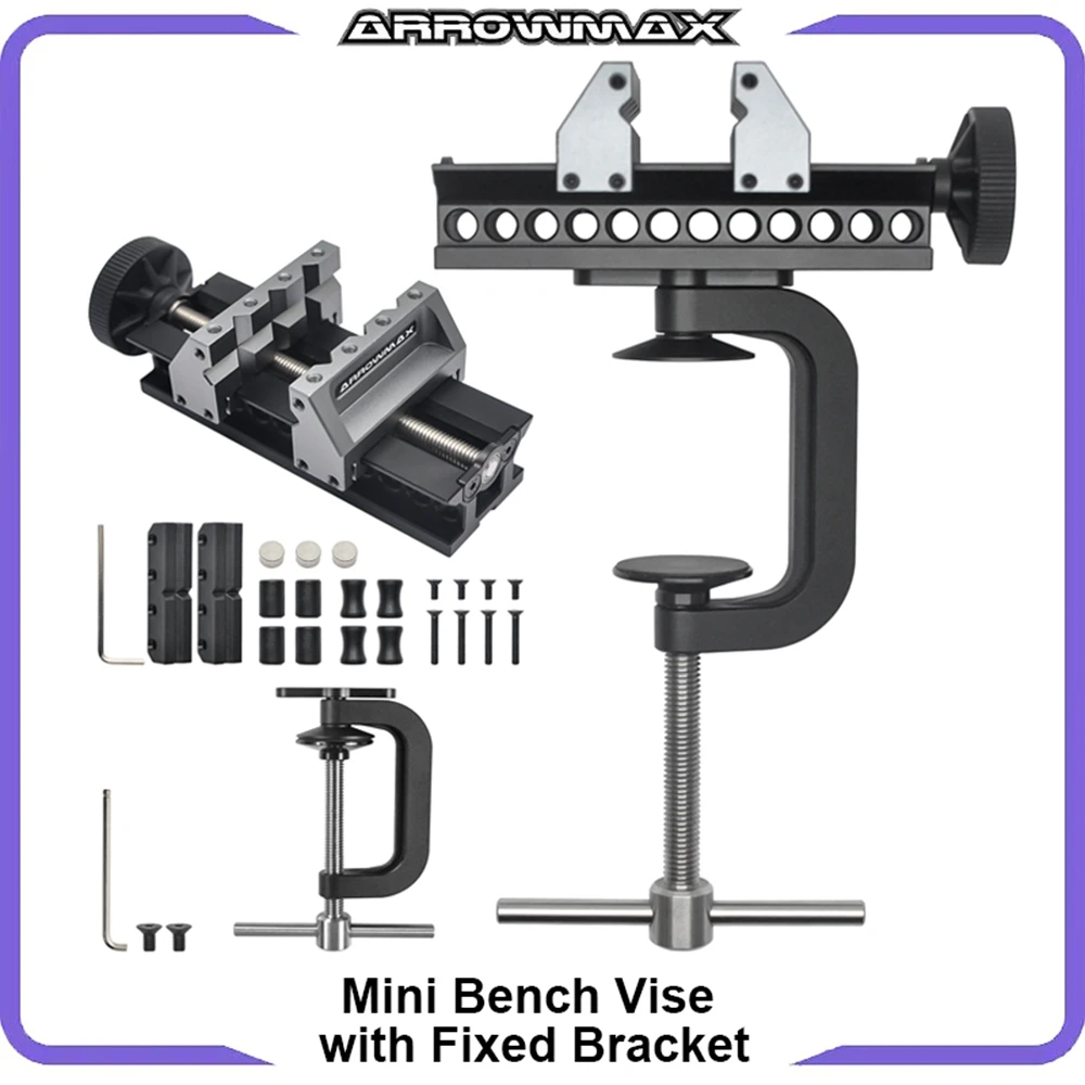 

ARROWMAX Double Ended Mini Bench Vise with Fixed Bracket For SDS Drill Series