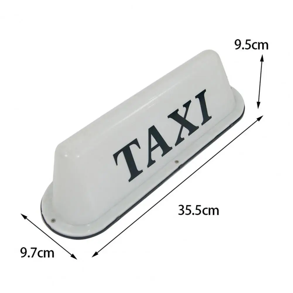 Reliable  Taxi Roof Top Sign No Punch Cab Roof LED Lamp Light Signal Sign Magnetic Weather Resistant Taxi Light Car Supplies