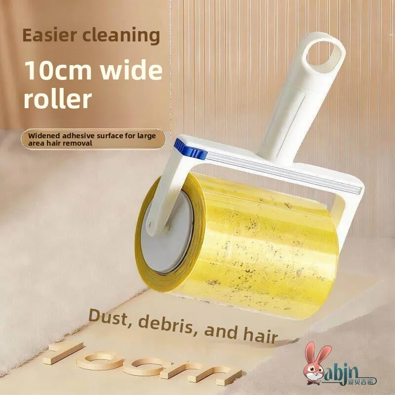 Super Strong  Hair Remover Roller Transparent Anti-Roll Tape Dust Cleaning Tool Gentle on Clothes Pet Care Accessories