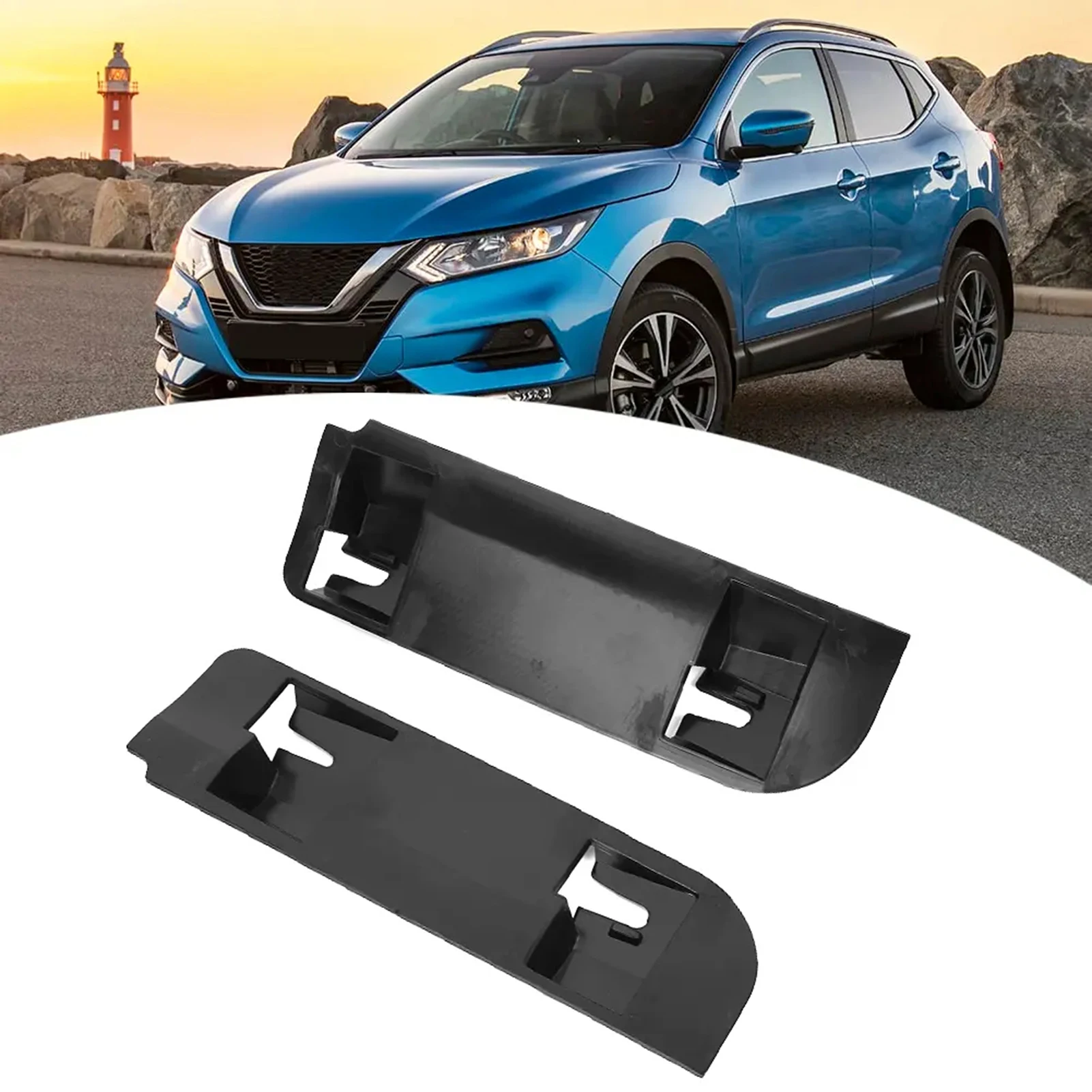 

2pcs Tailgate Boot Handle High Quality ABS Door Boot Handle Car Accessories