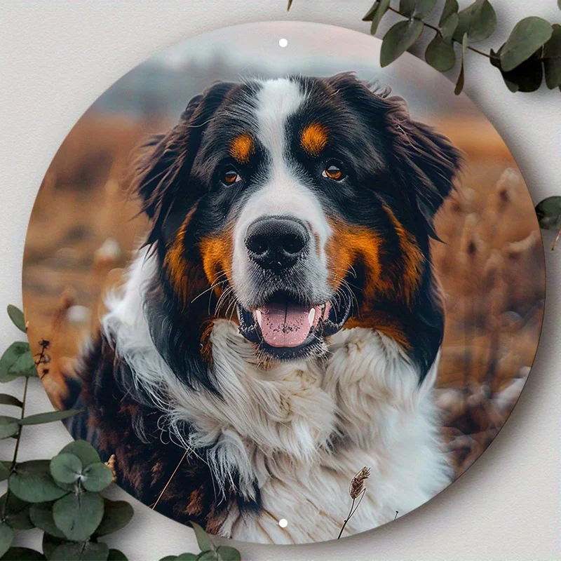 

Durable Aluminum Dog-Themed Sign - Uv & Scratch Resistant, Easy-Hang for Home, Bar, Cafe Decor, Decorative Wall Poster