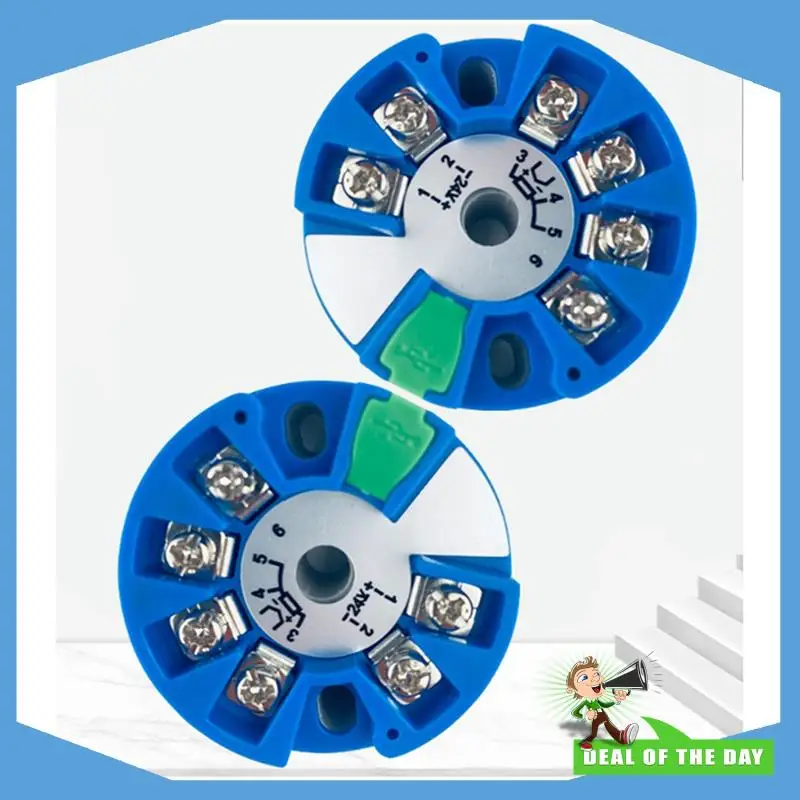 24-Hour Delivery Industrial 4-20Ma PT100 Sensor Temperature Transmitter K-Type Thermocouple Smart Digital Module