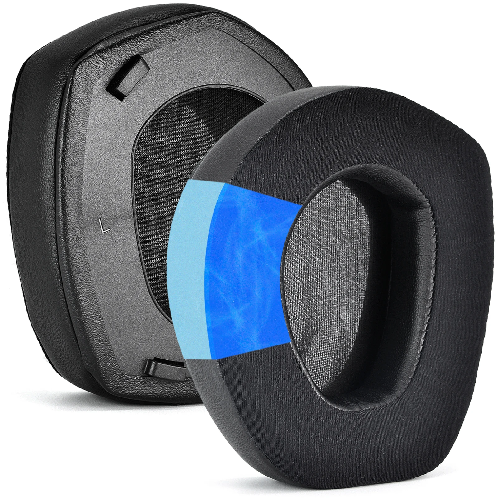 

1 Pair Replacement Ice Feeling Memory Sponge Earpads Cushion Covers Cooling Earmuffs For Sennheiser HDR RS165 RS175 RS185 RS195