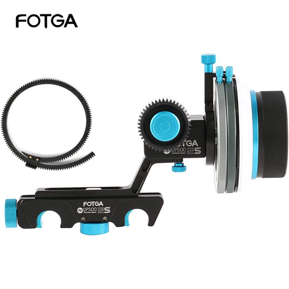 

Fotga Upgrade DP500IIS Quick Rlease Dampen Follow Focus A/B Hard Stop for 15mm Rail DSLR Rig 5DII-IV 7D D90 D5 D500 D850 Camera