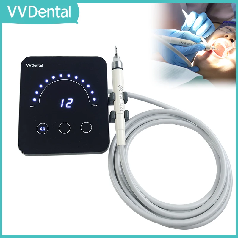 

VVDental Dental Ultrasound Scaler Digital Display Handpiece and Tips Calculus Cleaner Oral Care Tooth Cleaner Ultrasonic Scaler