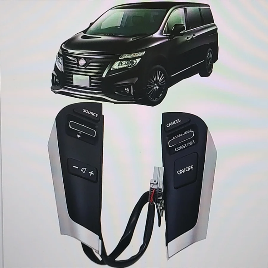 

Car Steering Wheel Cruise Control Button Audio Volume Control Switch For Nissan Elgrand E52 2008-2012 Teana j32