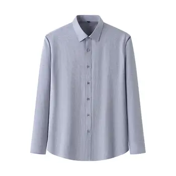 10 best sales Erkekler için beyaz uzun kollu gömlek - №10