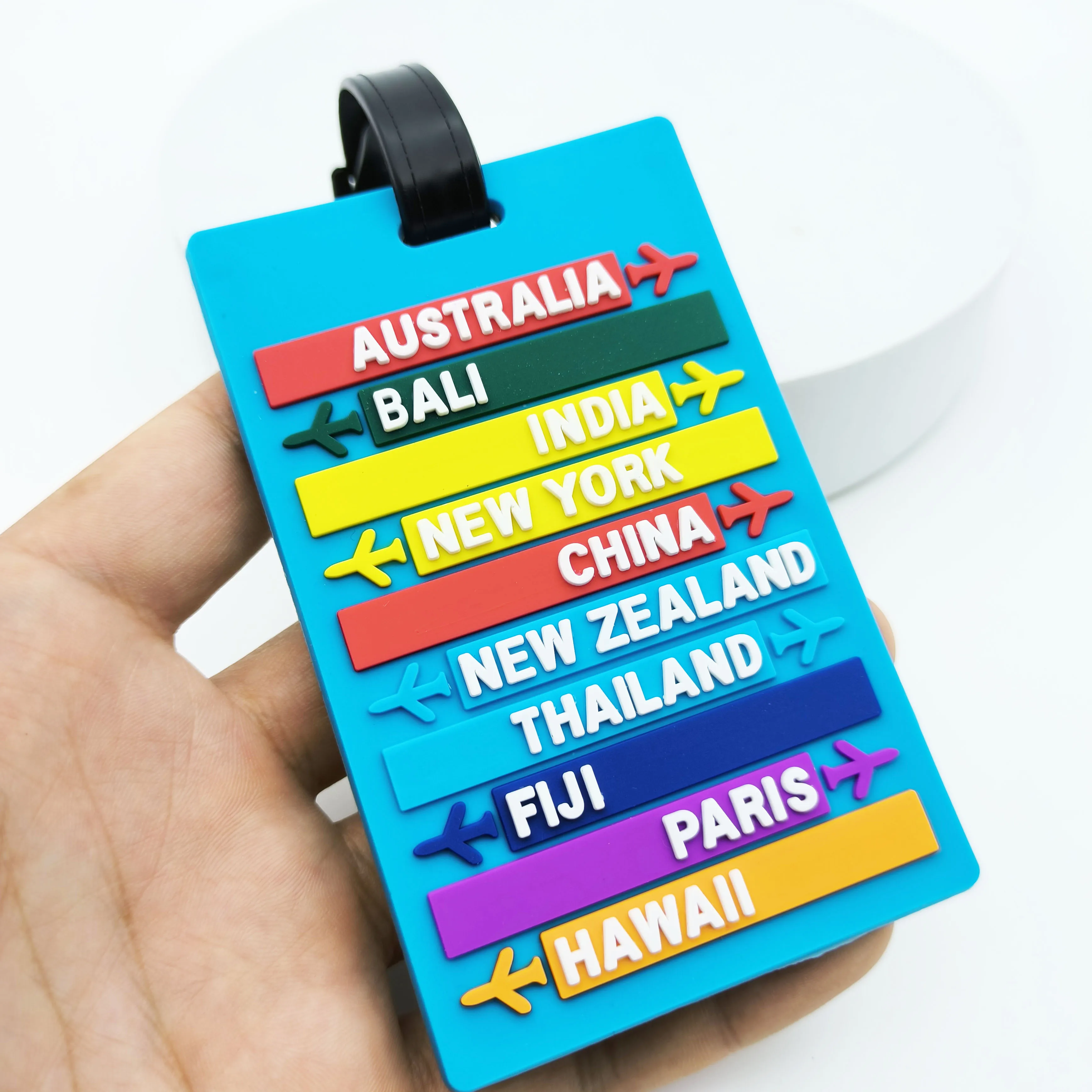 1PCS Luggage Tag Travel Cute Suitcase Luggage Tag Cartoon ID Address Holder Travel Baggage Label Accessories