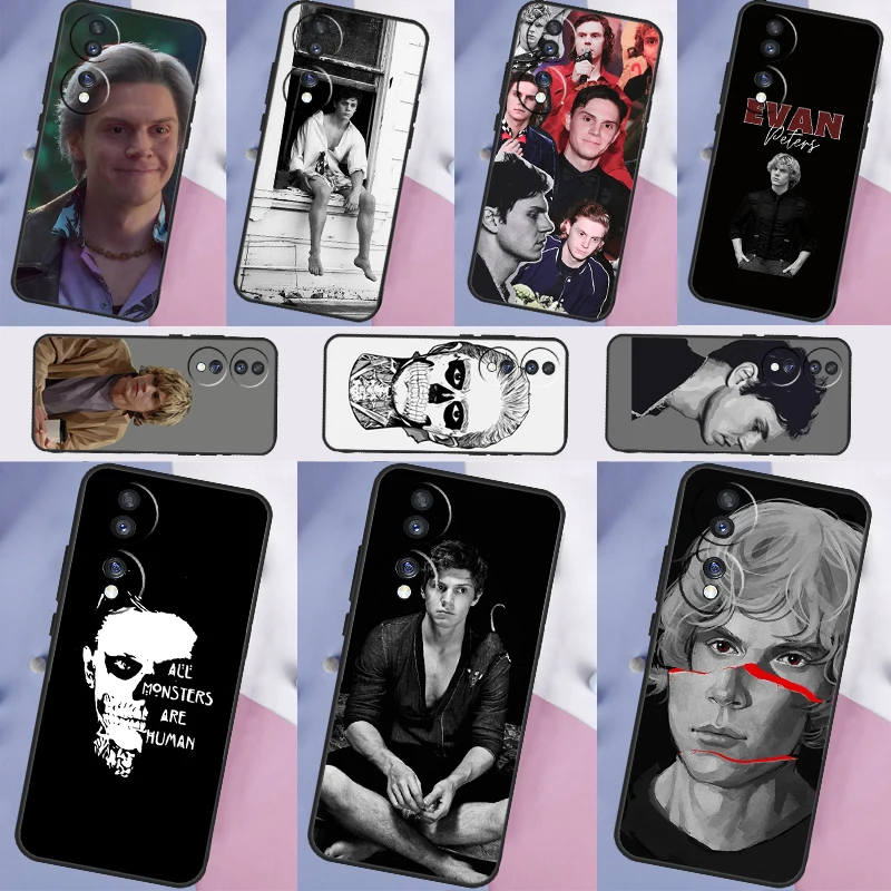 Evan Peters Case For Huawei P40 P30 P20 Lite P50 Mate 20 Pro P Smart 2021 Nova 5T Honor 70 50 X8 X9