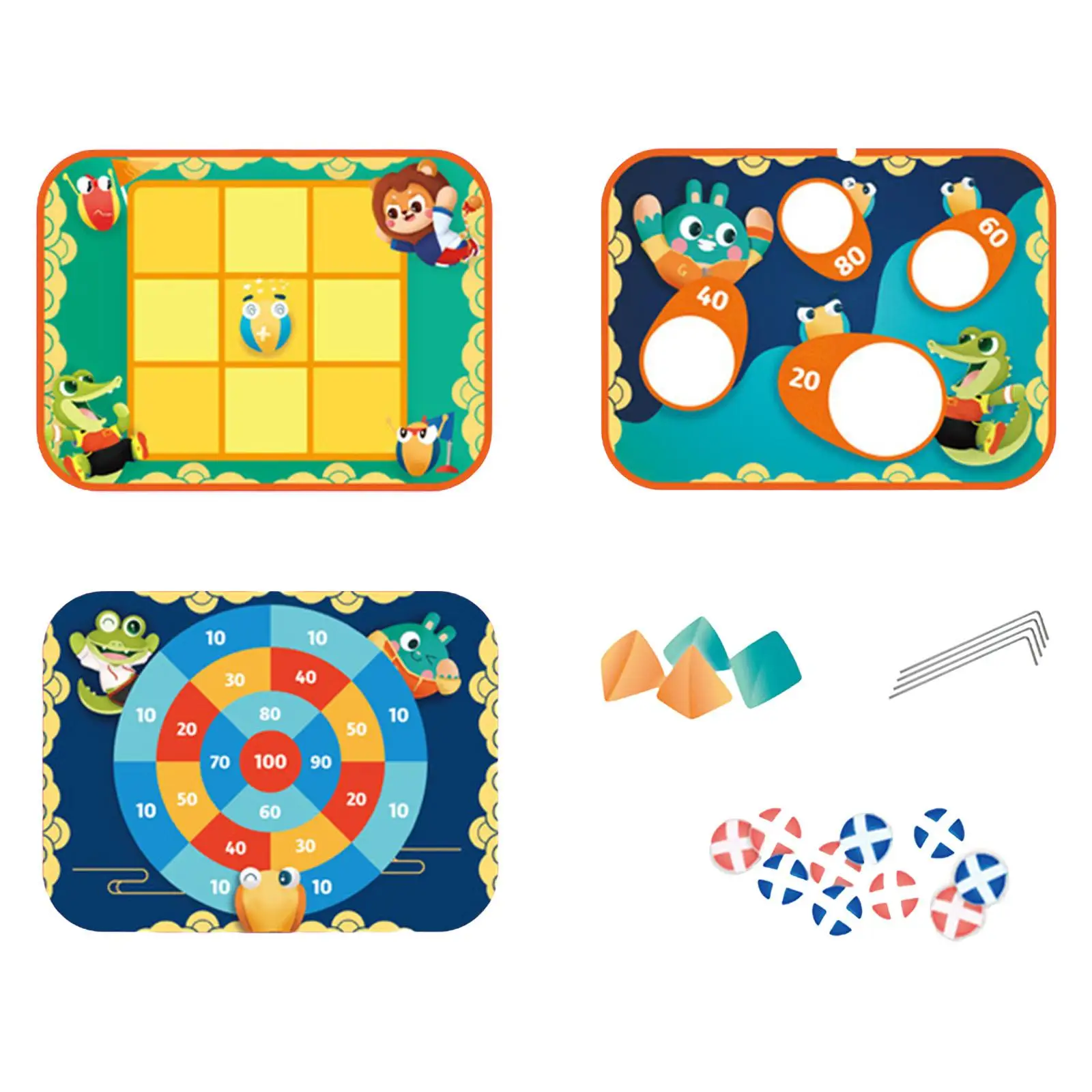 Jeu Cornhole Cornhole, jouet de société d'extérieur, balle collante, jeu de société, jeu de lancer de poche pour sport, arrière-cour, jardin, pelouse d'anniversaire