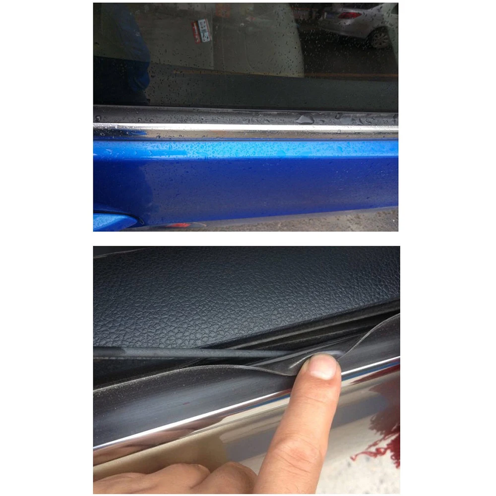 4m Car Window Seal Weatherstrip Edge Trim For  Door Glass Window Rubber Seal Automobile Strip Auto Rubber Seals  Car Acessories