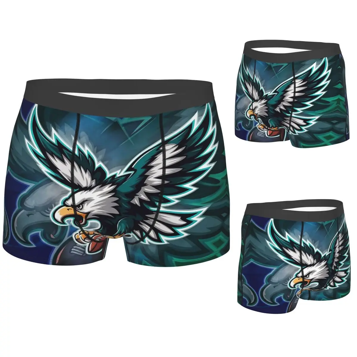 

Boxer Underpants Shorts Popular,Eagles-Philadelphia Panties Male Breathable Underwear for Homme Man Boyfriend Gifts