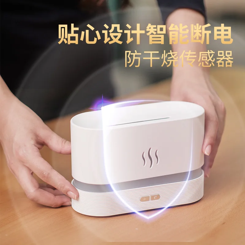 Flame humidifier aromatherapy machine