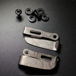 EDC Titanium Alloy Knife Back Clip Pocket Clip Survival Tactical Outdoor Supplies Multifunction Pocket Tools Clip EDC