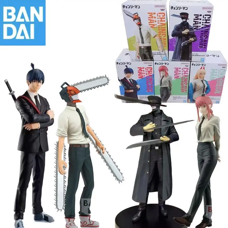 

Bandai Namco Banpresto Chainsaw Man Chain Spirits Vol.1 2 3 4 5 6 Denji Power Makima Hayakawa Aki Samurai Sword Фигурка Модель игрушки