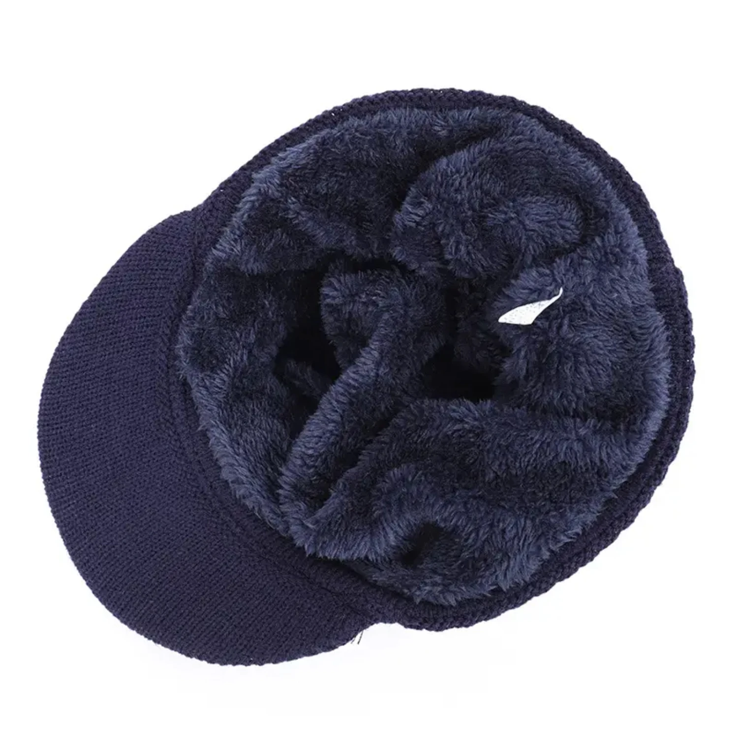 Mens New Knitted Hat And Scarf Set - Keep Warm in Autumn and Winter with this Windproof Cotton Hat and Woolen Neck Sleeve Lip