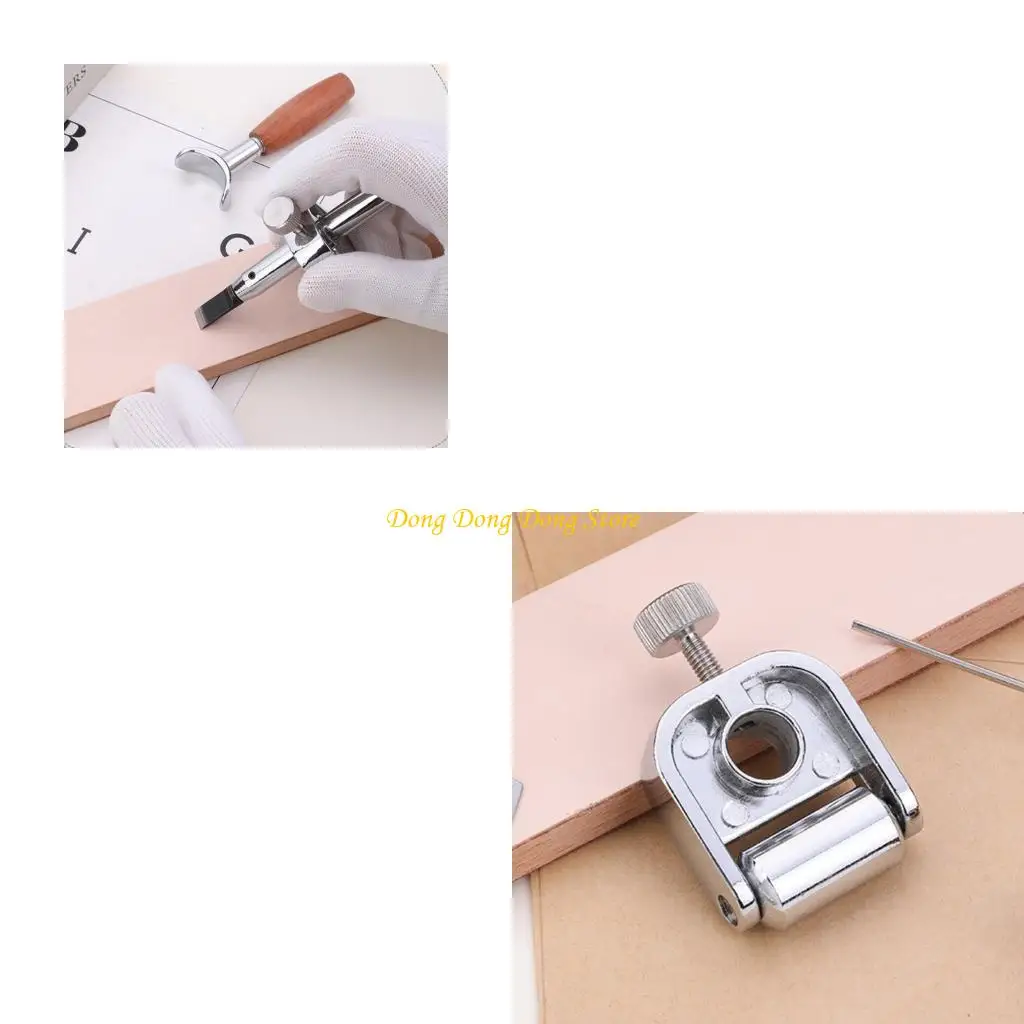 4XBA Steel Rotating Blade Sharpener Professional Leather Craft Tool Adjustable Grinding Guide Cutter Sharpening Rack