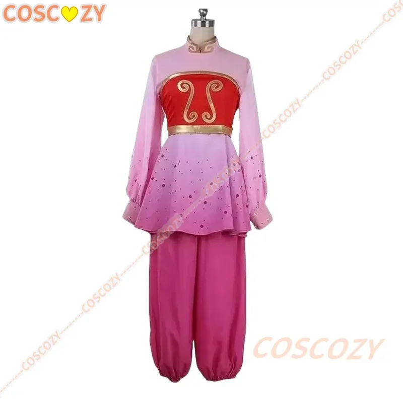 2025 11 Anime Ranma Shampoo Cosplay disfraz peluca 1⁄2 mujeres estilo Cheongsam cuello levantado camisa de manga larga tubo Top pantalones Custo
