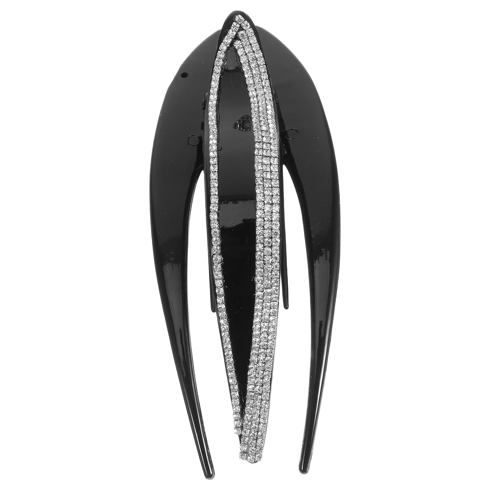 

1pc Rhinestone Duckbill Hair Clips Lightweight Durable Women Hairpin Updo Headwear Party Festival Travel Daily Wear Decorative