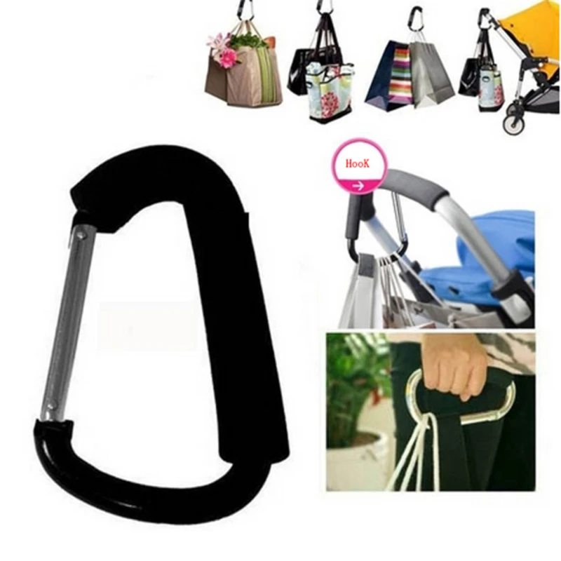 Mosquetón Grande de 135 mm x 8 mm con Esponja de Seguridad, Equilibrio, Compras, Camping, Senderismo, Accesorio de Conexión Multiusos