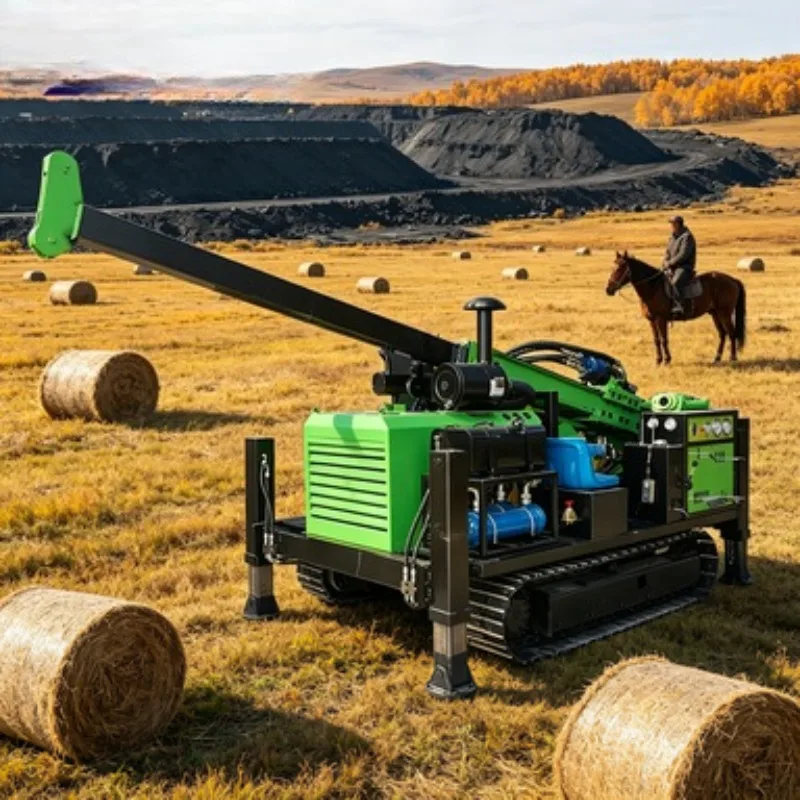 Vehicle Mounted Hydraulic Core Drill Rig Full Hydraulic Crawler Core Drill Hydraulic Core Water Well Machine 190m CE