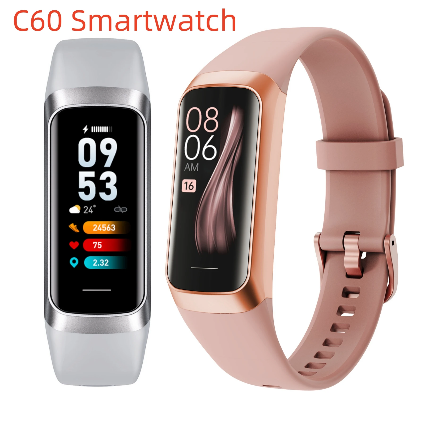 

Smart Watch Amoled Smartband Women Heart Rate blood Pressure Monitor Connect Phone Smartwartch Bracelet Sport Fitness Tracker