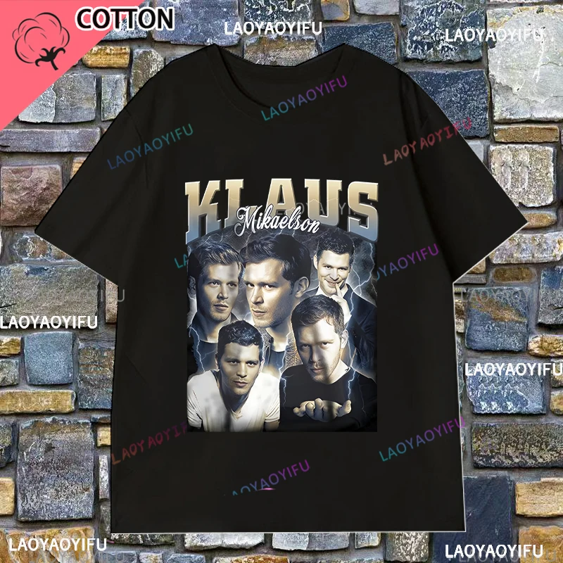 Klaus Mikaelson Shirt Klaus Micaelson 90'S Retro Klaus Mitaelson Vampire Diary T-shirt