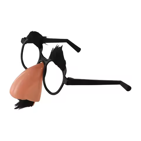 Halloween Funny Adult Big Nose Plastic Moustache Festival Supplies Party Fancy Mask Disguise Spectacles Costume Props