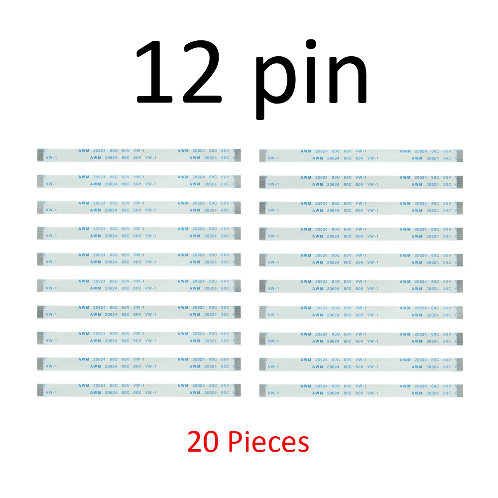 20 Stuks 10 Pin 12Pin 14Pin Opladen Board Schakelaar Kabel Touch Pad Flex Lint Kabel Voor Sony Playstation 4 PS4 Controller