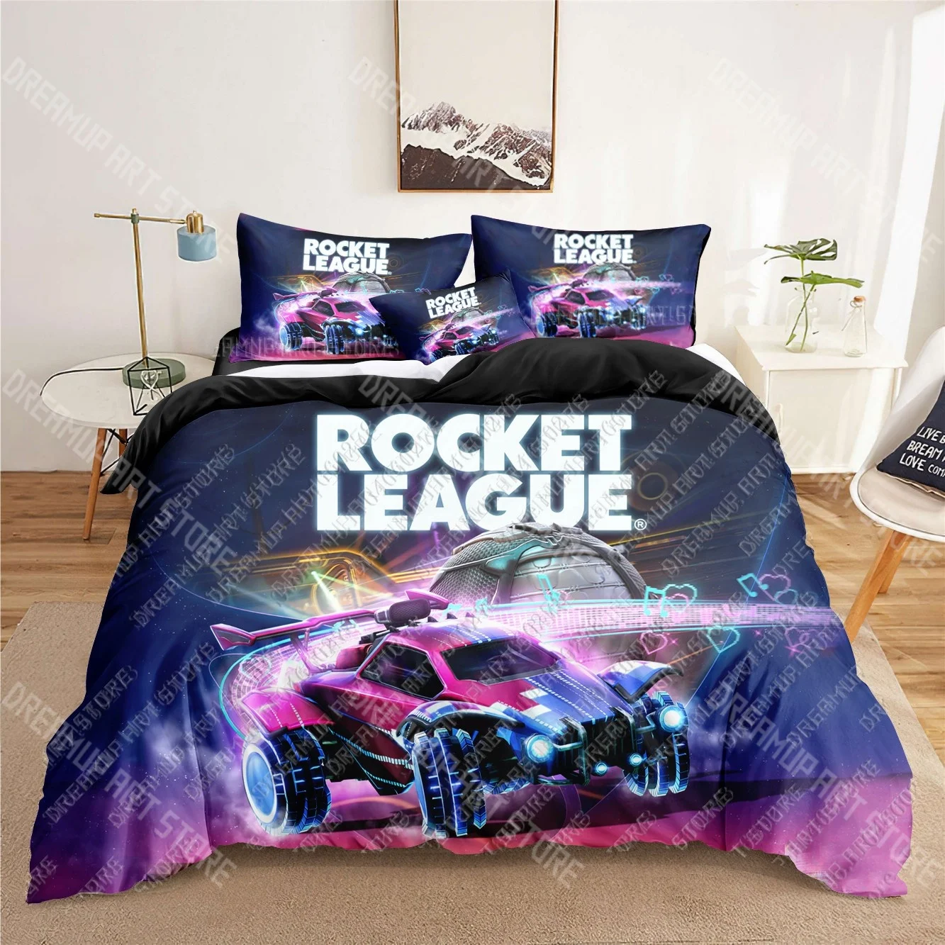 

Rocket League 3D Bedding Sets print duvet cover Adults_ children bed comforter birthday gift dropshipping
