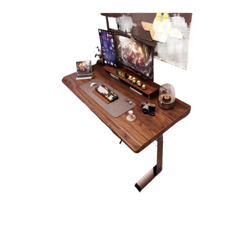 

W1 Solid Wood Electric Lifting Desk Desktop Computer Desk Bedroom Home Office Study Desk