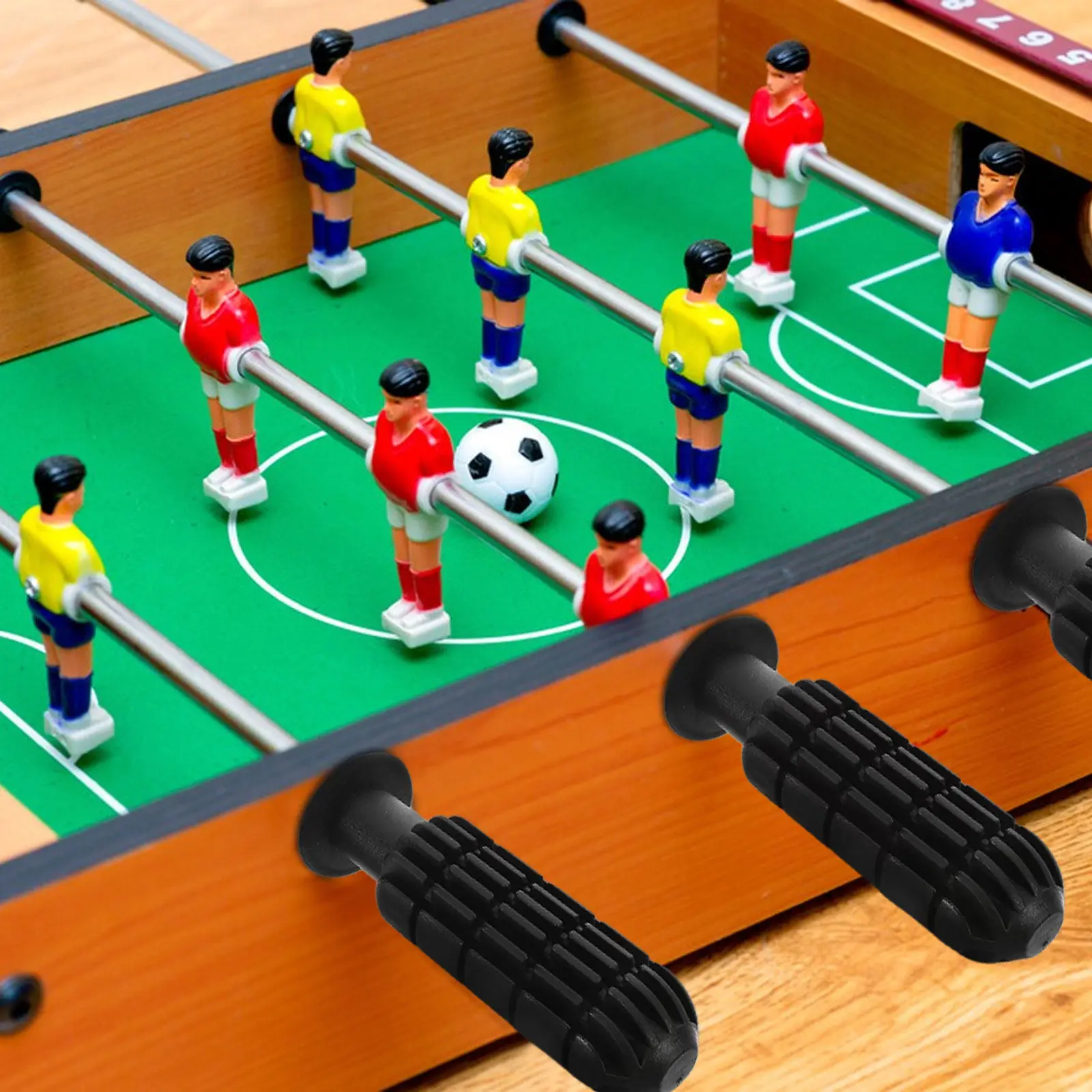 

1Set High Compatibility Foosball Handles Set Plastic Table Soccer Replacement Grips Precise Control Smooth Gameplay Sturdy