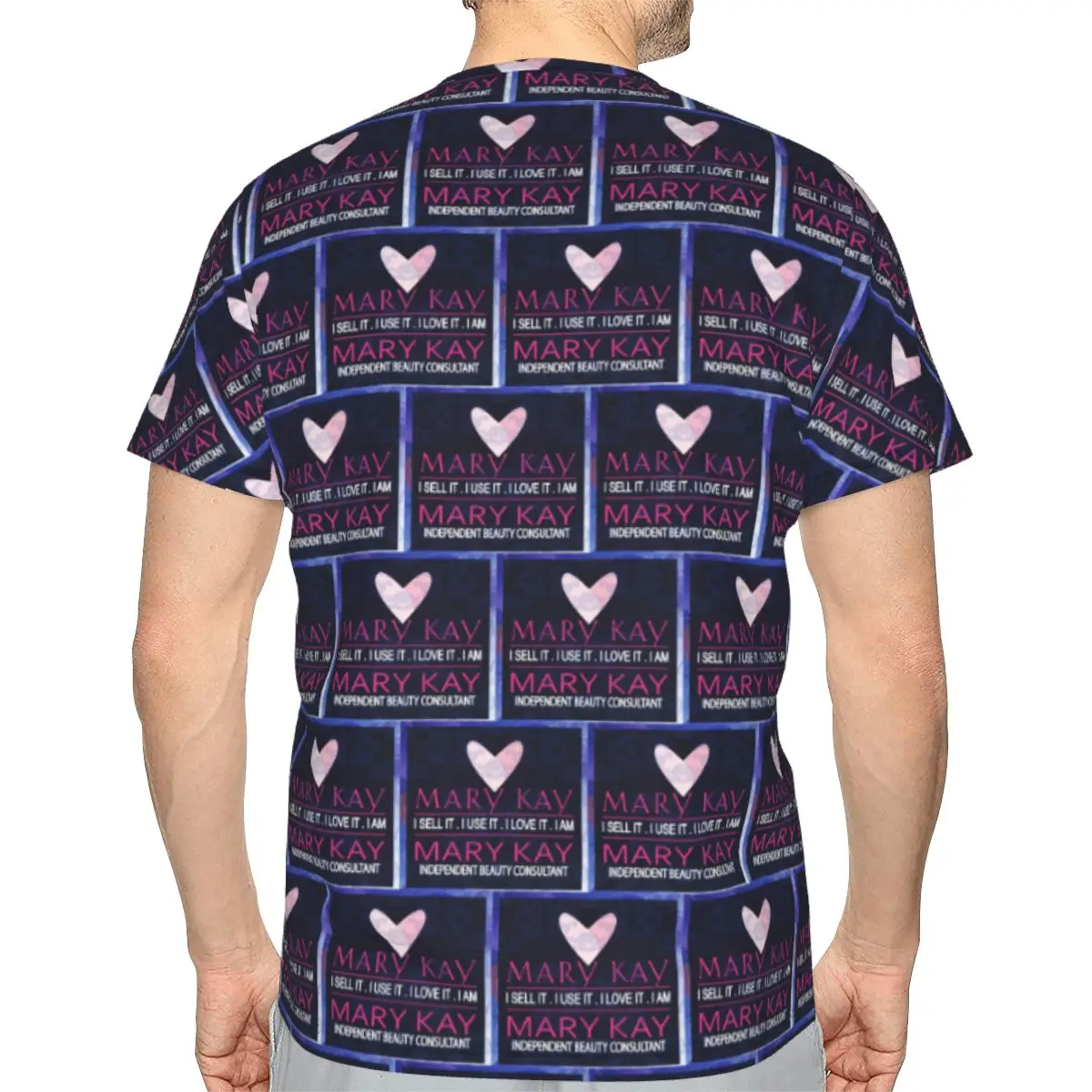 Mary Kay Cosmetics 100% Cotton T-Shirt Men'sFunny T Shirts Men Crew Neck Short Sleeve