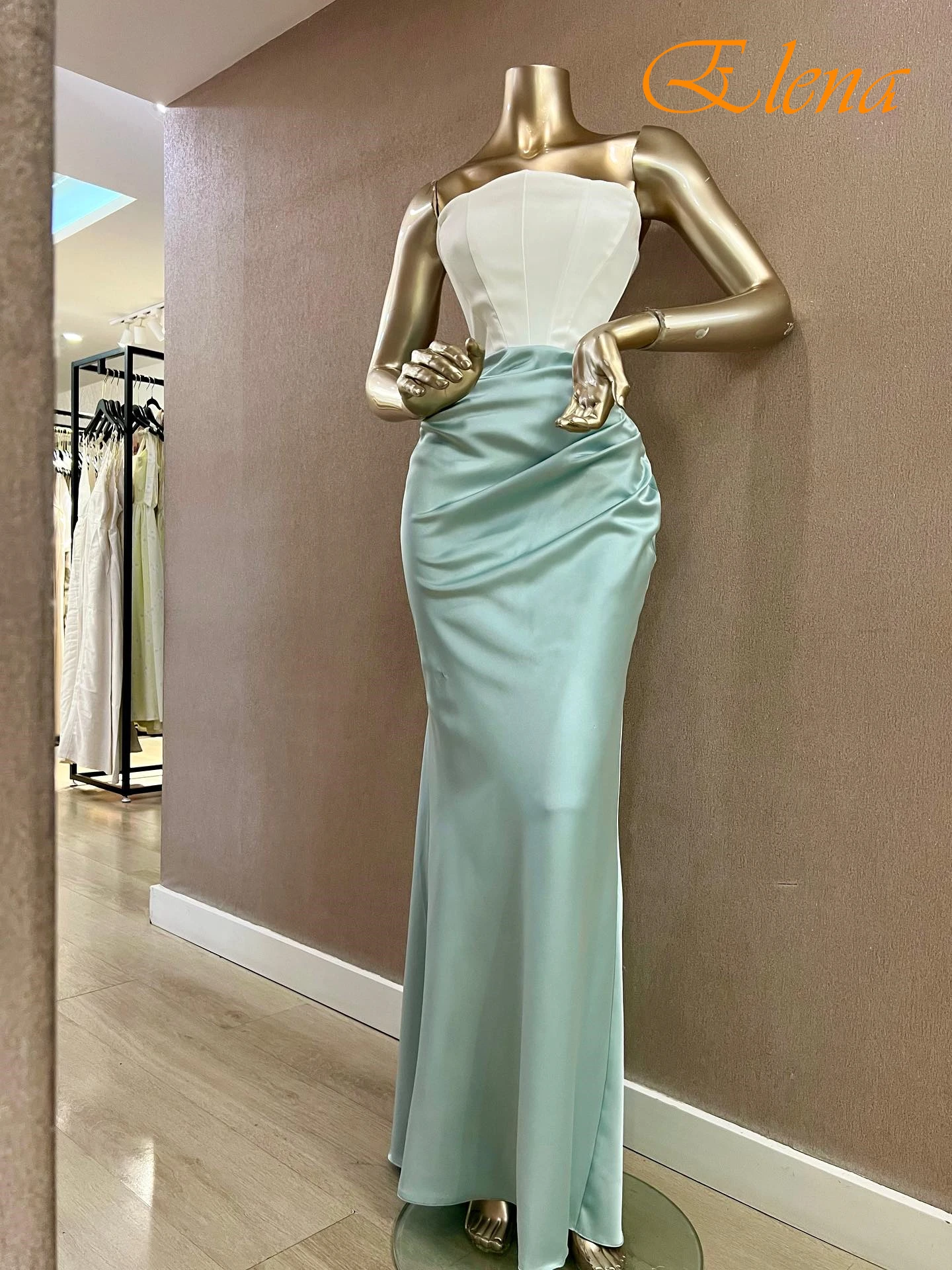 

Customized Mermaid Strapless Elegant Evening Dress Delicate Modern Bespoke Occasion Gowns Fashion High Quality Party Dress